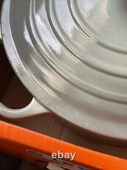 Le Creuset Signature Cast Iron 5.5 Quart Round Dutch Oven, Sea Salt Factory Defc