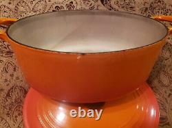 Le Creuset Signature Cast Iron 6.75 Quart Oval Dutch Oven, Flame