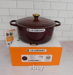Le Creuset Signature Cast Iron 7.25 Quart Round Dutch Oven, Rhone NEW