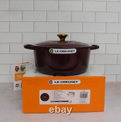 Le Creuset Signature Cast Iron 7.25 Quart Round Dutch Oven, Rhone NEW