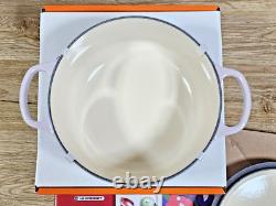 Le Creuset Signature Cocotte 20cm 7-3/4 2-3/4 qt Shallot Cast Iron Dutch oven