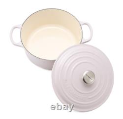 Le Creuset Signature Cocotte 20cm 7-3/4 2-3/4 qt Shallot Cast Iron Dutch oven