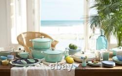 Le Creuset Signature Cocotte Cool Mint 18cm 2Qt Cast Iron Dutch Oven Silver knob