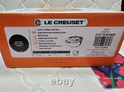 Le Creuset Signature Cocotte Matt Black Licorice 18cm 2Qt Cast Iron Dutch Oven