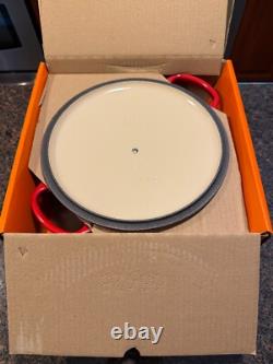 Le Creuset Signature Enamel Cast Iron No. 26 Cerise Dutch Oven with Lid, 5.5 Qt