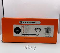 Le Creuset Signature Enameled Cast Iron Dutch Oven #24 Matt Black 3 1/2 QT NEW