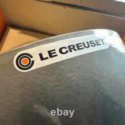 Le Creuset Signature Enameled Cast Iron Oval Dutch Oven Oyster Flint Gray 8Qt