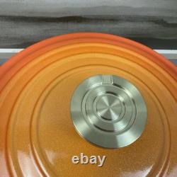 Le Creuset Signature Enameled Cast Iron Round Dutch Oven 4 1/2 qt. Flamme Dorée