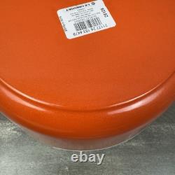 Le Creuset Signature Enameled Cast Iron Round Dutch Oven 4 1/2 qt. Flamme Dorée