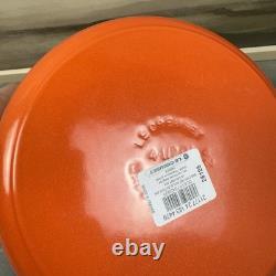 Le Creuset Signature Enameled Cast Iron Round Dutch Oven 4 1/2 qt. Flamme Dorée