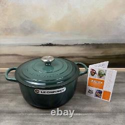 Le Creuset Signature Enameled Cast Iron Round Dutch Oven 5 1/2-Qt Artichaut Read