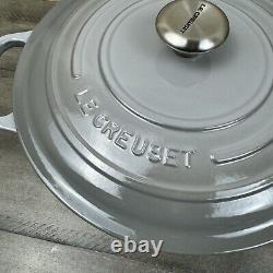 Le Creuset Signature Enameled Cast Iron Round Wide Dutch Oven 6 3/4-Qt Flaw Read