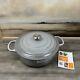 Le Creuset Signature Enameled Cast Iron Round Wide Dutch Oven 6 3/4-qt Gray Ob