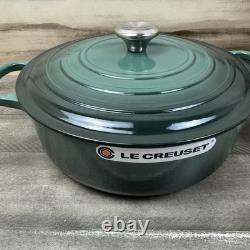Le Creuset Signature Enameled Cast Iron Wide Dutch Oven 6 3/4 Qt Artichaut Read