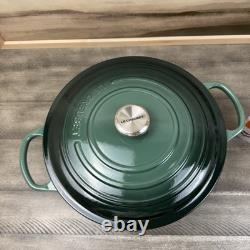 Le Creuset Signature Enameled Cast Iron Wide Dutch Oven 6 3/4 Qt Artichaut Read