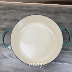 Le Creuset Signature Enameled Cast Iron Wide Dutch Oven 6 3/4 Qt Artichaut Read