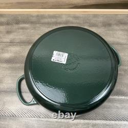 Le Creuset Signature Enameled Cast Iron Wide Dutch Oven 6 3/4 Qt Artichaut Read
