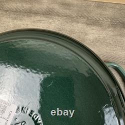 Le Creuset Signature Enameled Cast Iron Wide Dutch Oven 6 3/4 Qt Artichaut Read