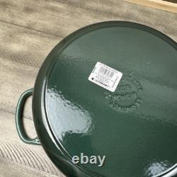 Le Creuset Signature Enameled Cast Iron Wide Dutch Oven 6 3/4 Qt Artichaut Read