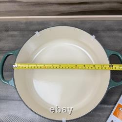 Le Creuset Signature Enameled Cast Iron Wide Dutch Oven 6 3/4 Qt Artichaut Read