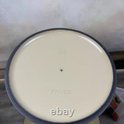 Le Creuset Signature Enameled Cast Iron Wide Dutch Oven 6 3/4 Qt Matte Black OB