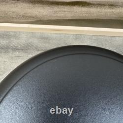 Le Creuset Signature Enameled Cast Iron Wide Dutch Oven 6 3/4 Qt Matte Black OB