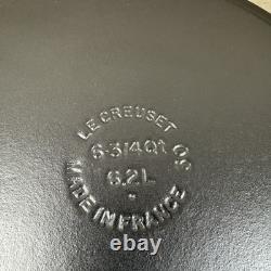 Le Creuset Signature Enameled Cast Iron Wide Dutch Oven 6 3/4 Qt Matte Black OB