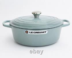 Le Creuset Signature Oval Dutch Oven Sea Salt, 31cm / 6.75 Qt
