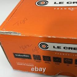 Le Creuset Signature Round Casserole Dutch Oven Cobalt Blue Double Handle NO LID