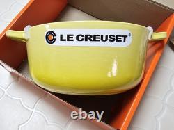 Le Creuset Signature Round Dutch Oven 20cm 2.25qt Soleil Yellow Cast Iron NIB