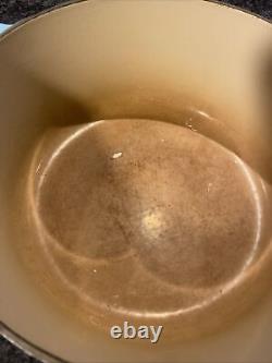 Le Creuset Teal/Turquoise/Blue Ombré Cast Iron Enamel Dutch Oven Teal #22 3.5 Qt