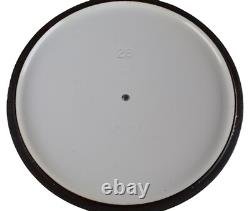 Le Creuset White Enameled Cast Iron Dutch Oven 5.5 Qt with Lid Classic Cookware