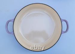 Le Creuset Wide Dutch Oven with Baker Lid 4.25 Qt Bluebell NIB