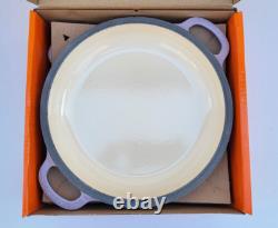 Le Creuset Wide Dutch Oven with Baker Lid 4.25 Qt Bluebell NIB