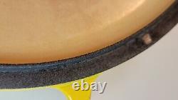 Le Creuset Yellow Dutch Oven 5.5 Quart Enameled Cast Iron Round Oven