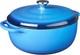 Lodge 7.5 Quart Enameled Cast Iron Dutch Oven With Lid Dual Caribbean Blue