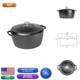 Lodge Blacklock 5.5 Quart Lightweight Cast Iron Dutch Oven With Lid