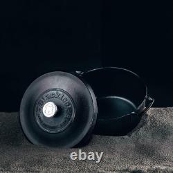 Lodge Blacklock 5.5 Quart Lightweight Cast Iron Dutch Oven with Lid