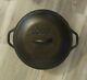 Lodge Cast Iron Dutch Oven Pot Black With Handle With Lid Used