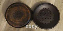Lodge Cast Iron Dutch Oven Pot Black with handle with Lid used