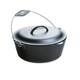 Lodge Cast Iron Dutch Oven With Iron Cover, Pre-seasoned, 7-quart