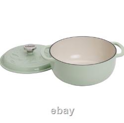 Lodge Enameled Cast Iron Dutch Oven with Tulip Lid 4.5 qt