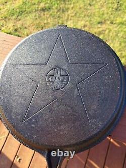 Lodge Hammered Cast Iron 4 In 1 Skillet Dutch Oven Lid Nice Cooking Surface