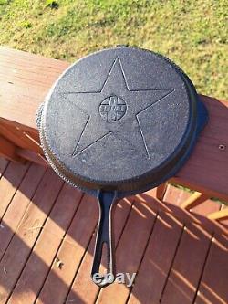 Lodge Hammered Cast Iron 4 In 1 Skillet Dutch Oven Lid Nice Cooking Surface
