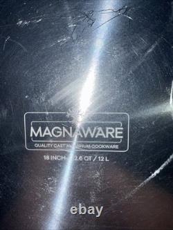 MAGNAWARE Quality Cast Aluminum Oval Dutch Oven 12.6 QT 18 Like MAGNALITE