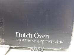 Made-In Dutch Oven 5.5 QT Enameled Cast Iron Blue New Other