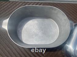 Magnalite Classic 18 17Qt Oval Roaster Dutch Oven Aluminum Lid Ex