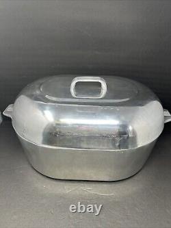 Magnalite Classic Aluminum Dutch Oven Roaster 18 withLid 17 Qt Small Tribet