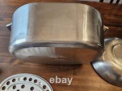 Magnalite Classic Vintage Dutch Oven Roaster 15 Inch With Lid And Trivet