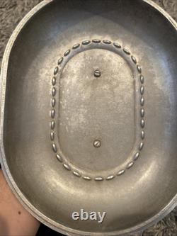 Magnalite GHC 4 1/2 qt Aluminum Roaster Dutch Oven 12.5 x 8 4.5 Liters USA VTG